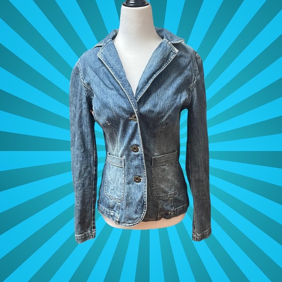 Liz Claiborne 90’s style Jeans Jacket - Picture 1 of 6